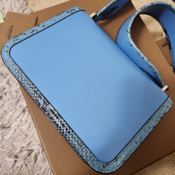 BURBERRY Bright Sky Blue Crosbody Bag - Picture 6 of 16